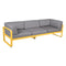 Sofá club BELLEVIE para 3 personas de la marca francesa Fermob. Comprar Fermob online. Rincón del Mueble