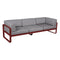 Sofá club BELLEVIE para 3 personas de la marca francesa Fermob. Comprar Fermob online. Rincón del Mueble