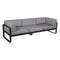 Sofá club BELLEVIE para 3 personas de la marca francesa Fermob. Comprar Fermob online. Rincón del Mueble