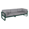 Sofá club BELLEVIE para 3 personas de la marca francesa Fermob. Comprar Fermob online. Rincón del Mueble