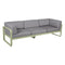 Sofá club BELLEVIE para 3 personas de la marca francesa Fermob. Comprar Fermob online. Rincón del Mueble