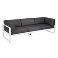 Sofá club BELLEVIE para 3 personas de la marca francesa Fermob. Comprar Fermob online. Rincón del Mueble