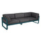 Sofá club BELLEVIE para 3 personas de la marca francesa Fermob. Comprar Fermob online. Rincón del Mueble
