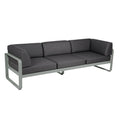 Sofá club BELLEVIE para 3 personas de la marca francesa Fermob. Comprar Fermob online. Rincón del Mueble