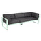 Sofá club BELLEVIE para 3 personas de la marca francesa Fermob. Comprar Fermob online. Rincón del Mueble