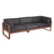 Sofá club BELLEVIE para 3 personas de la marca francesa Fermob. Comprar Fermob online. Rincón del Mueble