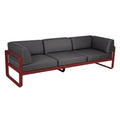 Sofá club BELLEVIE para 3 personas de la marca francesa Fermob. Comprar Fermob online. Rincón del Mueble
