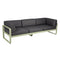 Sofá club BELLEVIE para 3 personas de la marca francesa Fermob. Comprar Fermob online. Rincón del Mueble