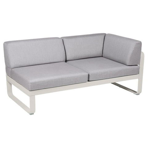 Módulo derecho esquina BELLEVIE 2 plazas. Colección Bellevie comprar online mobiliario Fermob exterior e interior. Rincón del Mueble RDM Madrid España.