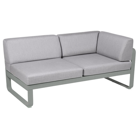 Módulo derecho esquina BELLEVIE 2 plazas. Colección Bellevie comprar online mobiliario Fermob exterior e interior. Rincón del Mueble RDM Madrid España.