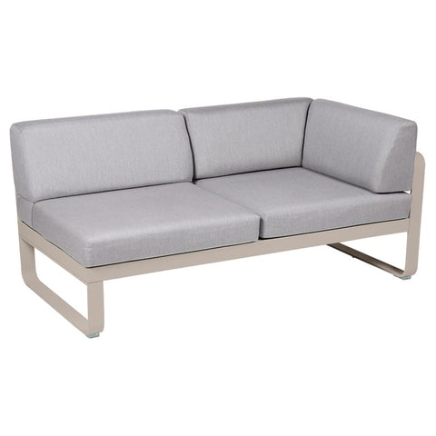 Módulo derecho esquina BELLEVIE 2 plazas. Colección Bellevie comprar online mobiliario Fermob exterior e interior. Rincón del Mueble RDM Madrid España.