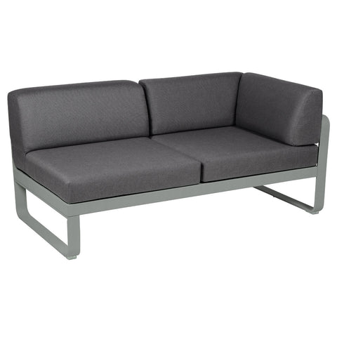 Módulo derecho esquina BELLEVIE 2 plazas. Colección Bellevie comprar online mobiliario Fermob exterior e interior. Rincón del Mueble RDM Madrid España.