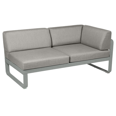 Módulo derecho esquina BELLEVIE 2 plazas. Colección Bellevie comprar online mobiliario Fermob exterior e interior. Rincón del Mueble RDM Madrid España.