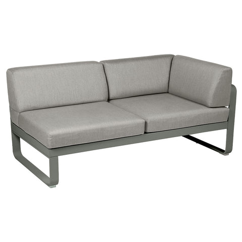 Módulo derecho esquina BELLEVIE 2 plazas. Colección Bellevie comprar online mobiliario Fermob exterior e interior. Rincón del Mueble RDM Madrid España.