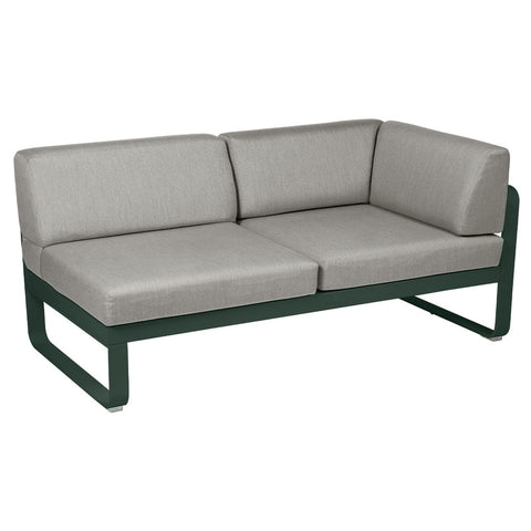 Módulo derecho esquina BELLEVIE 2 plazas. Colección Bellevie comprar online mobiliario Fermob exterior e interior. Rincón del Mueble RDM Madrid España.