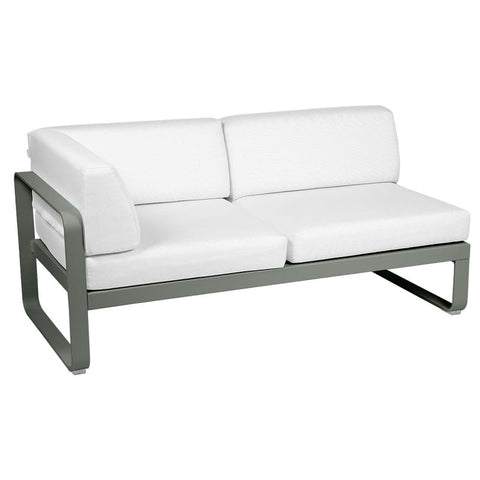 Módulo izquierdo esquina BELLEVIE 2 plazas. Fermob. Compra online mobiliario exterior e interior, Rincón del Mueble RDM Madrid España. Colección modular para sofá