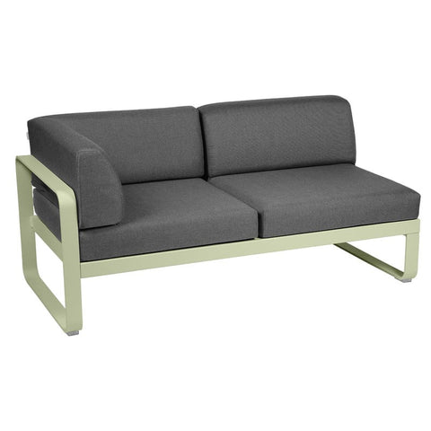 Módulo izquierdo esquina BELLEVIE 2 plazas. Fermob. Compra online mobiliario exterior e interior, Rincón del Mueble RDM Madrid España. Colección modular para sofá