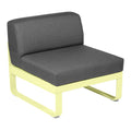 Módulo central BELLEVIE 1 plaza. Rincón del Mueble RDM Madrid España. Colección Bellevie de la marca FERMOB. Comprar online mobiliario exterior e interior Fermob.