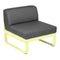Módulo central BELLEVIE 1 plaza. Rincón del Mueble RDM Madrid España. Colección Bellevie de la marca FERMOB. Comprar online mobiliario exterior e interior Fermob.