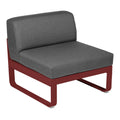 Módulo central BELLEVIE 1 plaza. Rincón del Mueble RDM Madrid España. Colección Bellevie de la marca FERMOB. Comprar online mobiliario exterior e interior Fermob.