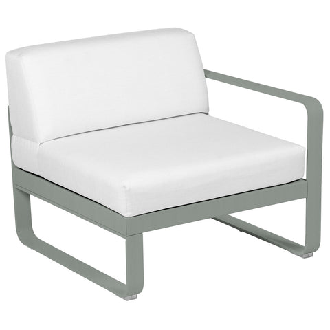 Módulo derecho BELLEVIE 1 plaza. Rincón del Mueble RDM Madrid España. Colección Bellevie de la marca FERMOB. Comprar online mobiliario exterior e interior Fermob.