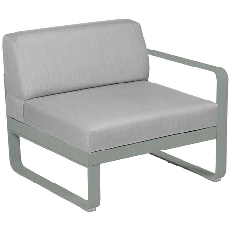 Módulo derecho BELLEVIE 1 plaza. Rincón del Mueble RDM Madrid España. Colección Bellevie de la marca FERMOB. Comprar online mobiliario exterior e interior Fermob.