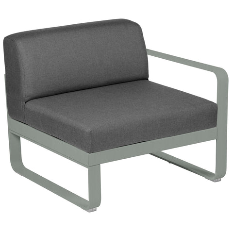 Módulo derecho BELLEVIE 1 plaza. Rincón del Mueble RDM Madrid España. Colección Bellevie de la marca FERMOB. Comprar online mobiliario exterior e interior Fermob.