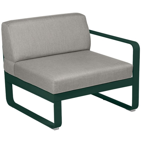 Módulo derecho BELLEVIE 1 plaza. Rincón del Mueble RDM Madrid España. Colección Bellevie de la marca FERMOB. Comprar online mobiliario exterior e interior Fermob.