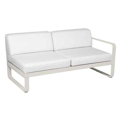 Módulo derecho BELLEVIE 2 plazas. Rincón del Mueble RDM Madrid España. Colección Bellevie de la marca FERMOB. Comprar online mobiliario exterior e interior Fermob.