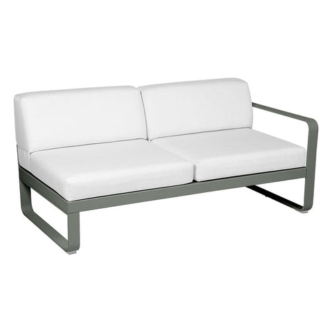 Módulo derecho BELLEVIE 2 plazas. Rincón del Mueble RDM Madrid España. Colección Bellevie de la marca FERMOB. Comprar online mobiliario exterior e interior Fermob.