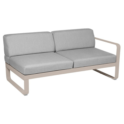 Módulo derecho BELLEVIE 2 plazas. Rincón del Mueble RDM Madrid España. Colección Bellevie de la marca FERMOB. Comprar online mobiliario exterior e interior Fermob.