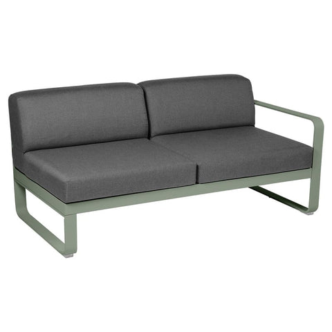 Módulo derecho BELLEVIE 2 plazas. Rincón del Mueble RDM Madrid España. Colección Bellevie de la marca FERMOB. Comprar online mobiliario exterior e interior Fermob.