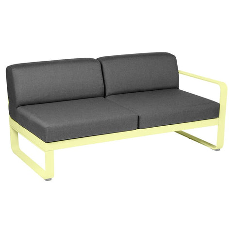 Módulo derecho BELLEVIE 2 plazas. Rincón del Mueble RDM Madrid España. Colección Bellevie de la marca FERMOB. Comprar online mobiliario exterior e interior Fermob.