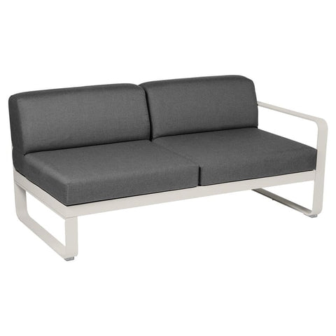 Módulo derecho BELLEVIE 2 plazas. Rincón del Mueble RDM Madrid España. Colección Bellevie de la marca FERMOB. Comprar online mobiliario exterior e interior Fermob.