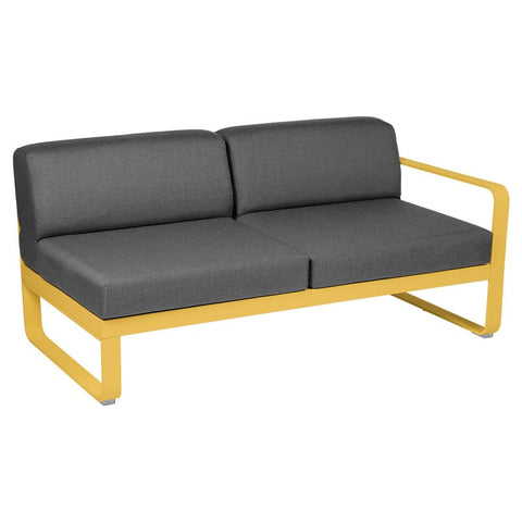 Módulo derecho BELLEVIE 2 plazas. Rincón del Mueble RDM Madrid España. Colección Bellevie de la marca FERMOB. Comprar online mobiliario exterior e interior Fermob.