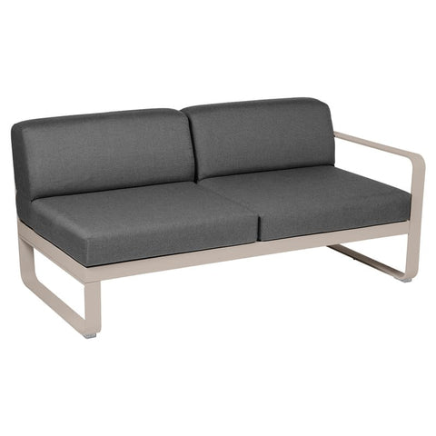 Módulo derecho BELLEVIE 2 plazas. Rincón del Mueble RDM Madrid España. Colección Bellevie de la marca FERMOB. Comprar online mobiliario exterior e interior Fermob.