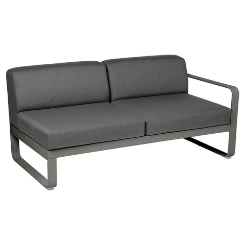 Módulo derecho BELLEVIE 2 plazas. Rincón del Mueble RDM Madrid España. Colección Bellevie de la marca FERMOB. Comprar online mobiliario exterior e interior Fermob.
