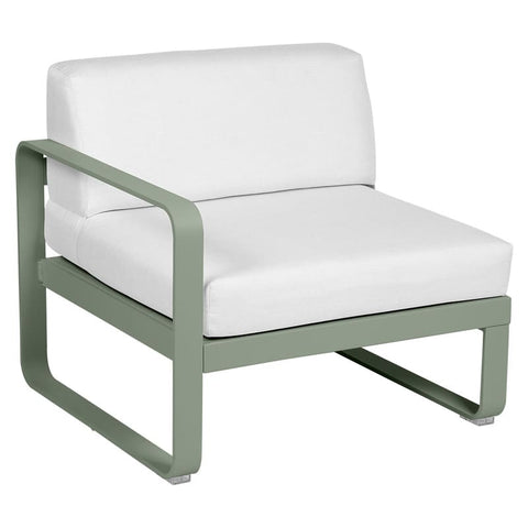 Sofá modular izquierdo BELLEVIE. Comprar Fermob online, coleccion Bellevie. Rincón del Mueble RDM Madrid España. Combinación para sofá. Modulación, personalización. Mobiliario de exterior e interior. Sofá lounge.