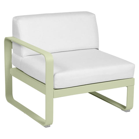 Sofá modular izquierdo BELLEVIE. Comprar Fermob online, coleccion Bellevie. Rincón del Mueble RDM Madrid España. Combinación para sofá. Modulación, personalización. Mobiliario de exterior e interior. Sofá lounge.