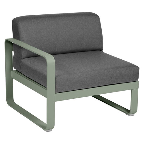 Sofá modular izquierdo BELLEVIE. Comprar Fermob online, coleccion Bellevie. Rincón del Mueble RDM Madrid España. Combinación para sofá. Modulación, personalización. Mobiliario de exterior e interior. Sofá lounge.