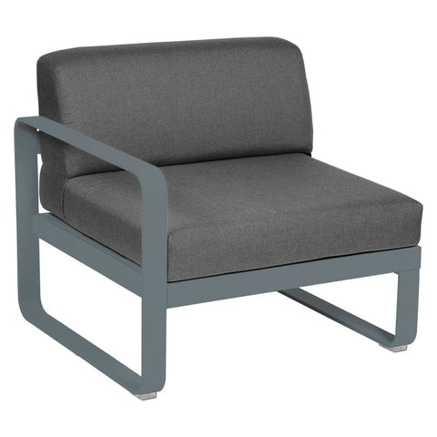 Sofá modular izquierdo BELLEVIE. Comprar Fermob online, coleccion Bellevie. Rincón del Mueble RDM Madrid España. Combinación para sofá. Modulación, personalización. Mobiliario de exterior e interior. Sofá lounge.