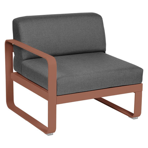 Sofá modular izquierdo BELLEVIE. Comprar Fermob online, coleccion Bellevie. Rincón del Mueble RDM Madrid España. Combinación para sofá. Modulación, personalización. Mobiliario de exterior e interior. Sofá lounge.