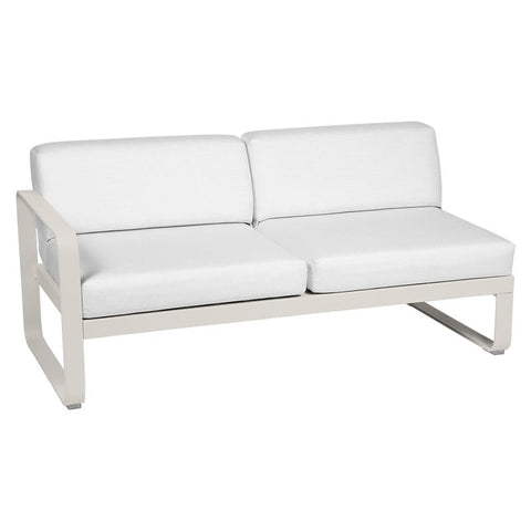 Módulo izquierdo BELLEVIE 2 plazas. Fermob. Compra online mobiliario exterior e interior, Rincón del Mueble RDM Madrid España. Colección modular para sofá