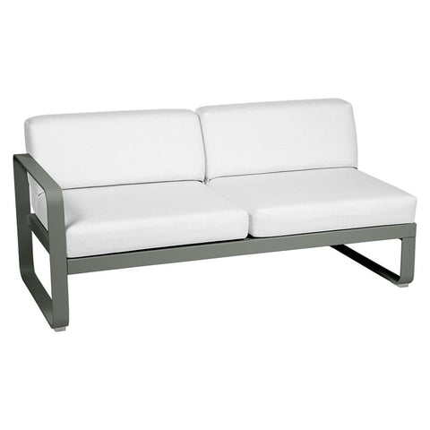 Módulo izquierdo BELLEVIE 2 plazas. Fermob. Compra online mobiliario exterior e interior, Rincón del Mueble RDM Madrid España. Colección modular para sofá