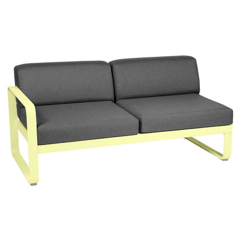 Módulo izquierdo BELLEVIE 2 plazas. Fermob. Compra online mobiliario exterior e interior, Rincón del Mueble RDM Madrid España. Colección modular para sofá