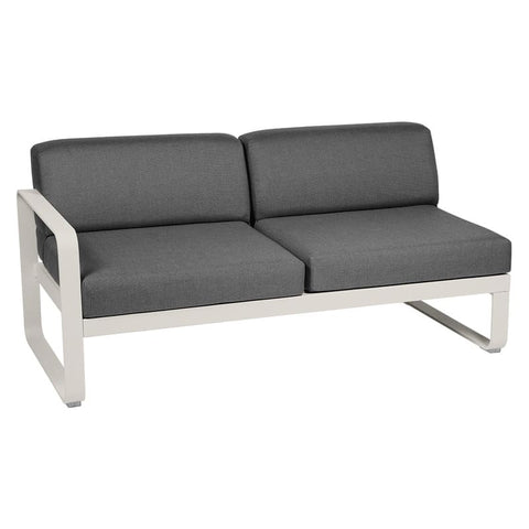 Módulo izquierdo BELLEVIE 2 plazas. Fermob. Compra online mobiliario exterior e interior, Rincón del Mueble RDM Madrid España. Colección modular para sofá