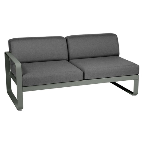 Módulo izquierdo BELLEVIE 2 plazas. Fermob. Compra online mobiliario exterior e interior, Rincón del Mueble RDM Madrid España. Colección modular para sofá