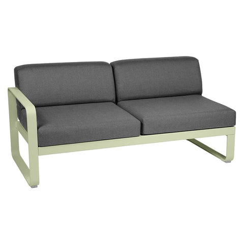 Módulo izquierdo BELLEVIE 2 plazas. Fermob. Compra online mobiliario exterior e interior, Rincón del Mueble RDM Madrid España. Colección modular para sofá