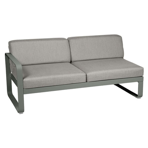 Módulo izquierdo BELLEVIE 2 plazas. Fermob. Compra online mobiliario exterior e interior, Rincón del Mueble RDM Madrid España. Colección modular para sofá