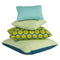 Cojín de exterior ENVIE D'AILLEURS, plátanos de 70 x 70 cm de Fermob. Comprar Fermob online. Rincón del Mueble